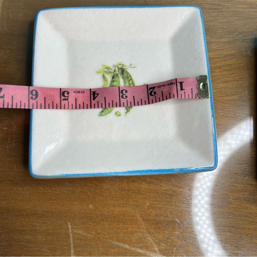 Williams Sonoma vintage made in Italy snack plates veggies - Picture 6 of 6